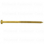 #10 x 4" Tan XL1500 Coated Steel Star Drive Pan Head Saberdrive Deck Screws