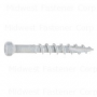 8 x 1-1/4 Saberdrive White Trim Screws