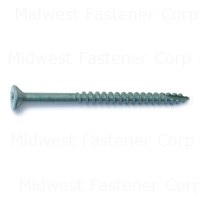 #12 x 3" Green XL1500 Coated Steel Bugle Head Star Drive Exterior Wood Screws