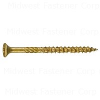 #9 x 2-1/2" Saberdrive Platinum Star Drive Flat Head Deck Screws