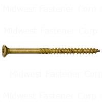 #9 x 3" SaberDrive Platinum Star Drive Flat Head Deck Screws