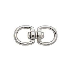 National Hardware 3252BC Series N222-943 Chain Swivel, 5/8 in Trade, 105 lb Working Load, Zinc, Nick