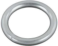 National Hardware 3155BC Series N223-123 Welded Ring, 195 lb Working Load, 1 in ID Dia Ring, #7 Chai