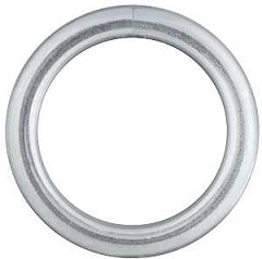 National Hardware 3155BC Series N223-131 Welded Ring, 270 lb Working Load, 1-1/4 in ID Dia Ring, #4 