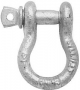 National Hardware 3250BC Series N223-669 Anchor Shackle, 1000 lb Working Load, Galvanized Steel