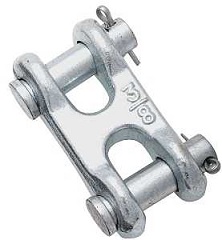 National Hardware 3248BC Series N240-887 Clevis Link, 3/8 in Trade, 5400 lb Working Load, 43 Grade, 