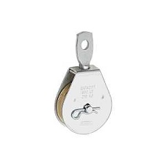 National Hardware N195-792 Pulley, Single Swivel, 0.38 in Dia Eye, 3/8 in Rope, 480 lb Working Load,
