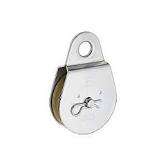 National Hardware N220-020 Pulley, Single Fixed, 0.68 in Dia Eye, 1/2 in Rope, 650 lb Working Load, 