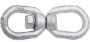 National Hardware 3252BC Series N241-117 Chain Swivel, 1/2 in Trade, 3600 lb Working Load, Steel, Ga