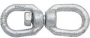 National Hardware 3252BC Series N241-075 Chain Swivel, 1/4 in Trade, 850 lb Working Load, Steel, Gal
