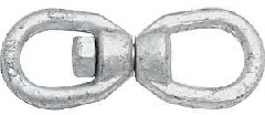 National Hardware 3252BC Series N241-083 Chain Swivel, 5/16 in Trade, 1260 lb Working Load, Steel, G