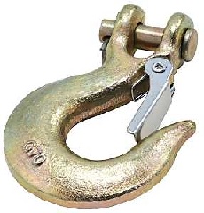 National Hardware 3256BC Series N830-319 Clevis Slip Hook with Latch, 5/16 in, 4700 lb Working Load,