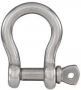 National Hardware N100-347 Anchor Shackle, 3/16 in Trade, 650 lb Working Load, 3/16 in Dia Wire, 316