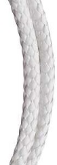 Baron 52306 Rope, 3/16 in Dia, 50 ft L, 70 lb Working Load, Nylon, White