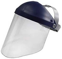 3M 90028H1-DC Professional Face Shield, 5 in L x 10 in W x 10 in H Dimensions, Polycarbonate Visor, 