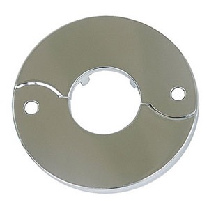 Chrome Plated,Floor & Ceiling,Split Flange,Fits 1 Inch Iron Pipe