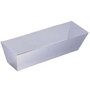 Wallboard Tool 23-002 Mud Pan, 12-1/2 in L, 4 in W, 12-1/2 in L Bottom, Stainless Steel
