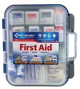 First Aid Only 91300 First Aid Kit, 272-Piece, Multi-Color
