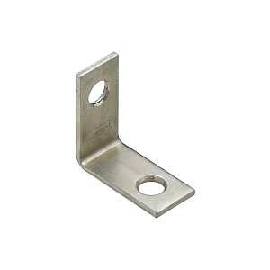 National Hardware V115 Series N113-050 Corner Brace, 1 in L, 1/2 in W, 1 in H, Steel, Zinc, 0.07 Thi