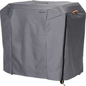 Traeger BAC749- Grill Cover, 9.4 in W, 4 in D, 13.4 in H, 600D Polyester, Gray