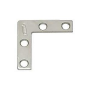 National Hardware V117 Series N113-795 Corner Brace, 1-1/2 in L, 3/8 in W, 1-1/2 in H, Steel, Zinc, 