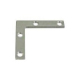 National Hardware V117 Series N113-845 Corner Brace, 2 in L, 3/8 in W, 2 in H, Steel, Zinc, 0.07 Thi