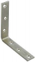 National Hardware 115BC Series N220-152 Corner Brace, 5 in L, 1 in W, 4.94 in H, Steel, Zinc, 0.16 T