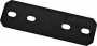 National Hardware N351-453 Mending Plate, 9-1/2 in L, 3 in W, Low Carbon Steel, Powder-Coated, Carri
