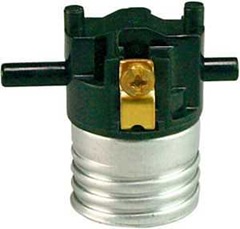 Pass & Seymour 7080MCC10 Lamp Holder, 2 in W x 2-1/2 in H Dimensions, 250 V, 250 W, Metal Housing Ma