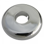 Chrome Plated Plastic, Floor & Ceiling, Split Flange ,Fits 1/2 Inch Iron Pipe
