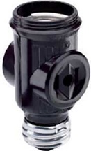 Legrand 1403CC10 Keyless Lamp Holder, 660 W, Brown