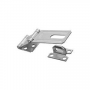 National Hardware V34 Series N103-259 Safety Hasp, 3-1/4 in L, 1-1/2 in W, Steel, Zinc, Non-Swivel S