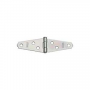 National Hardware N127-365 Strap Hinge, 1-1/16 in W Frame Leaf, 0.05 in Thick Leaf, Steel, Zinc, Fix
