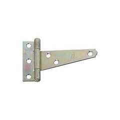 National Hardware N128-512 T-Hinge, 2.24 in W Dimensions, 2.24 in W Frame Leaf, 0.69 in H Frame Leaf