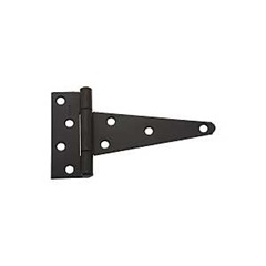 National Hardware N129-155 T-Hinge, 4-1/4 in W Frame Leaf, 1.565 in H Frame Leaf, Steel, Tight Pin, 