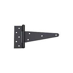 National Hardware N129-213 T-Hinge, 5-1/2 in W Frame Leaf, 1.993 in H Frame Leaf, Steel, Tight Pin, 