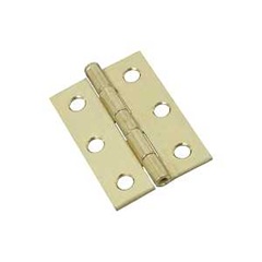 National Hardware N141-960 Narrow Hinge, 2-1/2 in W Frame Leaf, 0.056 in Thick Frame Leaf, Cold Roll