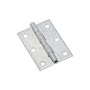 National Hardware N142-034 Narrow Hinge, 3 in W Frame Leaf, 0.065 in Thick Frame Leaf, Steel, Zinc, 