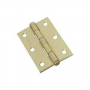 National Hardware N142-067 Narrow Hinge, 3 in W Frame Leaf, 0.065 in Thick Frame Leaf, Steel, Brass,