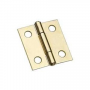 National Hardware N146-068 Narrow Hinge, 1-1/2 in W Frame Leaf, 0.045 in Thick Frame Leaf, Brass/Col