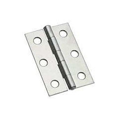 National Hardware N146-258 Utility Hinge, 1-11/16 in L x 2-1/2 in W Dimensions, 0.128 in Dia Pin, 2-