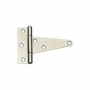 National Hardware N129-023 T-Hinge, 3.3 in W Frame Leaf, 1.127 in H Frame Leaf, Steel, Zinc, Tight P
