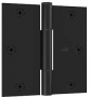 National Hardware Squeak Guard Series N830-445 Door Hinge, 3-1/2 in H Frame Leaf, 3/32 in Thick Fram