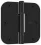 National Hardware Squeak Guard Series N830-447 Door Hinge, 5/8 in Corner Radius, Matte Black, 3/CD