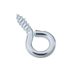 National Hardware N118-356 Screw Eye, #216-1/2, 0.062 in Dia Wire, 0.19 in L Thread, 0.52 in OAL, 5 