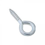 National Hardware N118-869 Screw Eye, #108, 0.159 in Dia Wire, 0.69 in L Thread, 1.54 in OAL, 30 lb 