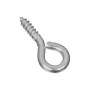 National Hardware N118-893 Screw Eye, #110, 0.136 in Dia Wire, 0.56 in L Thread, 1.32 in OAL, 30 lb 