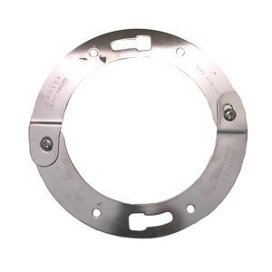 Stainless Steel Split Ring [Opens Up] Closet Repair Flange, Replaces Broken Closet Rings