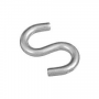 National Hardware N121-665 S-Hook, 2 in, 125 lb Working Load, 0.262 in Dia Wire, Steel, Zinc