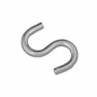 National Hardware N121-715 S-Hook, 2-1/2 in, 140 lb Working Load, 0.9 in Dia Wire, Steel, Zinc, 0.57